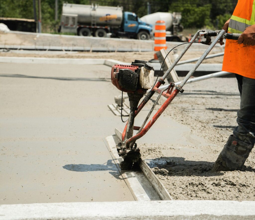 Concrete driveway installation by Loomis Basin Builders Inc. showcasing quality craftsmanship in Loomis, CA.